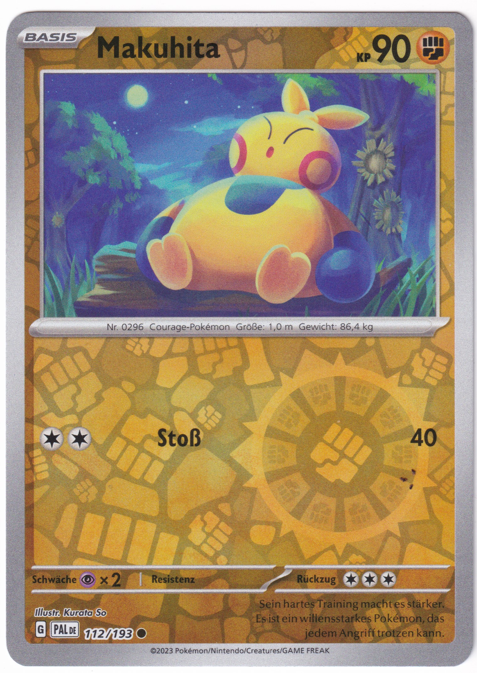 Makuhita 112/193 Common - Entwicklungen in Paldea Deutsch