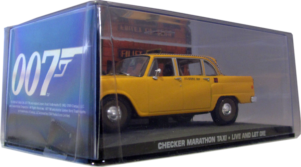 Modellauto 007 James Bond Checker Marathon Taxi