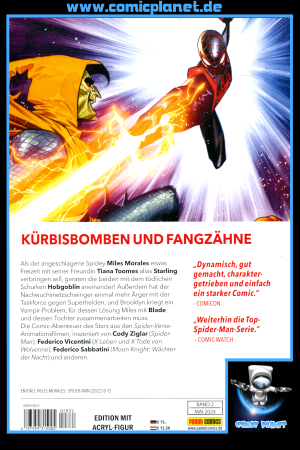 Miles Morales: Spider-Man Band 02 - Leben am Abgrund - mit Acryl-Figur