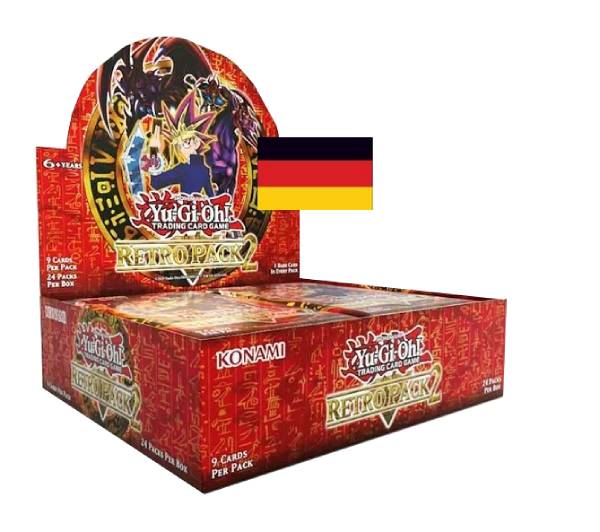 Yu-Gi-Oh! Retro Pack 2 Booster Display Reprint deutsch