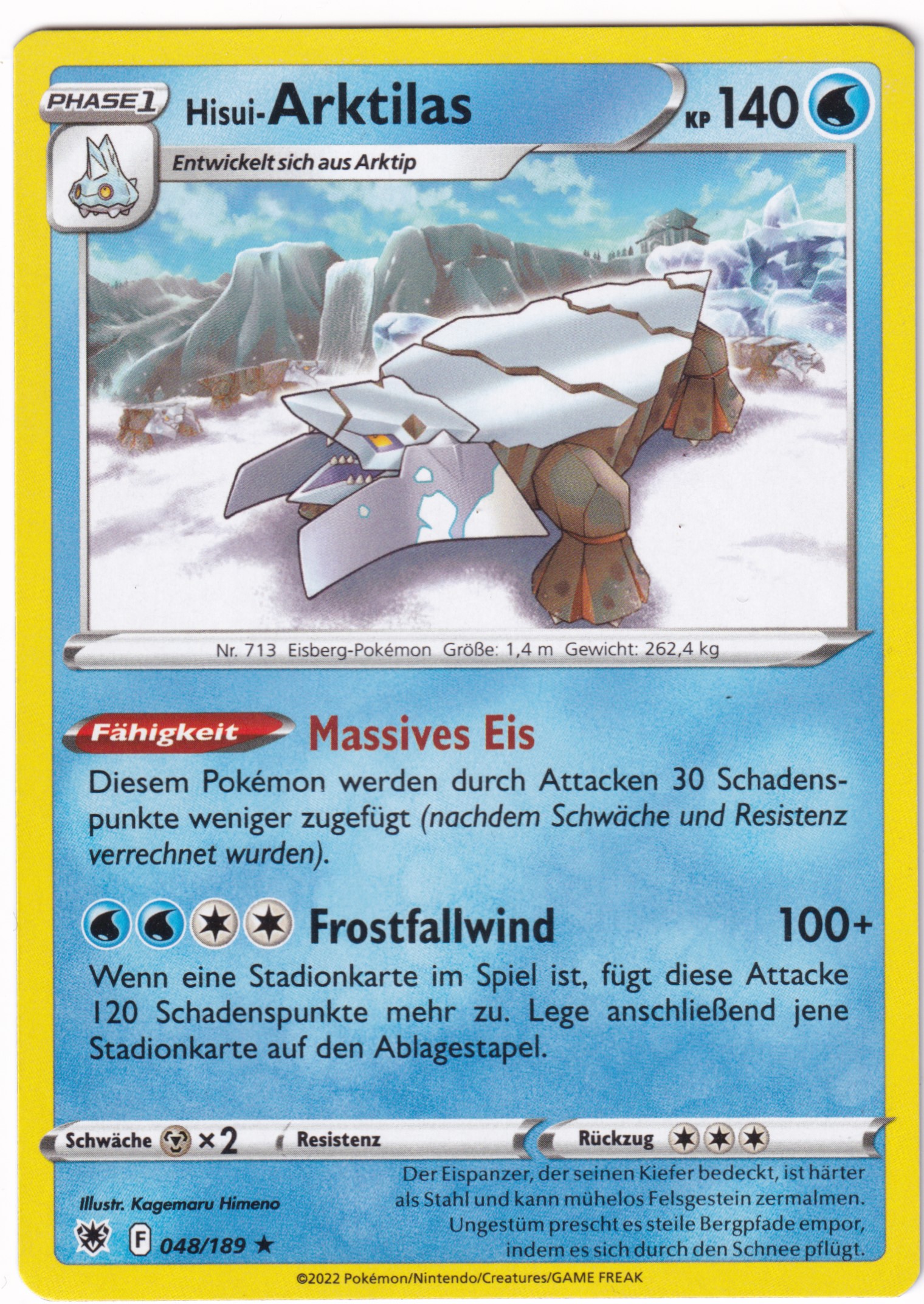 Hisui-Arktilas 048/189 Rare - Astralglanz Deutsch