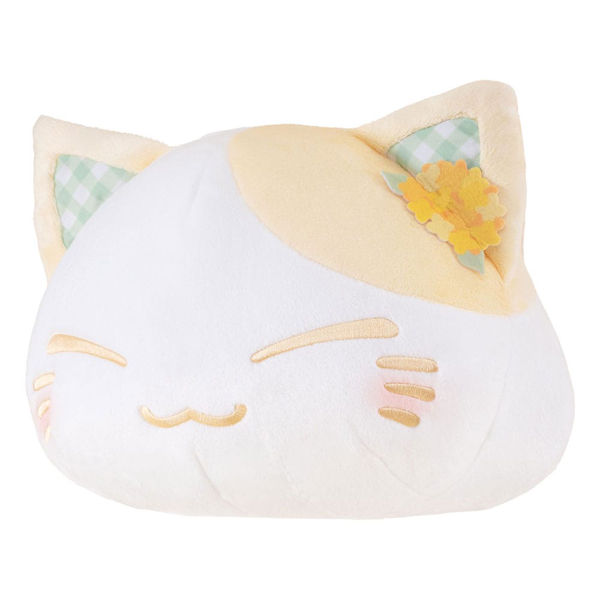 Plüschfigur - Nemuneko Cat - Rape Flower Pattern Ear Decoration (Yellow Color Ver.) - 30 cm
