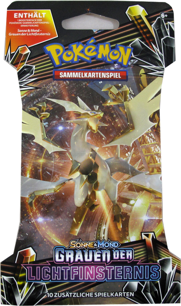 Pokemon Sonne & Mond Grauen der Lichtfinsternis Sleeved Booster deutsch