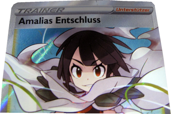 Pokemon 203/203 Amalias Entschluss Full Art Einzelkarte deutsch