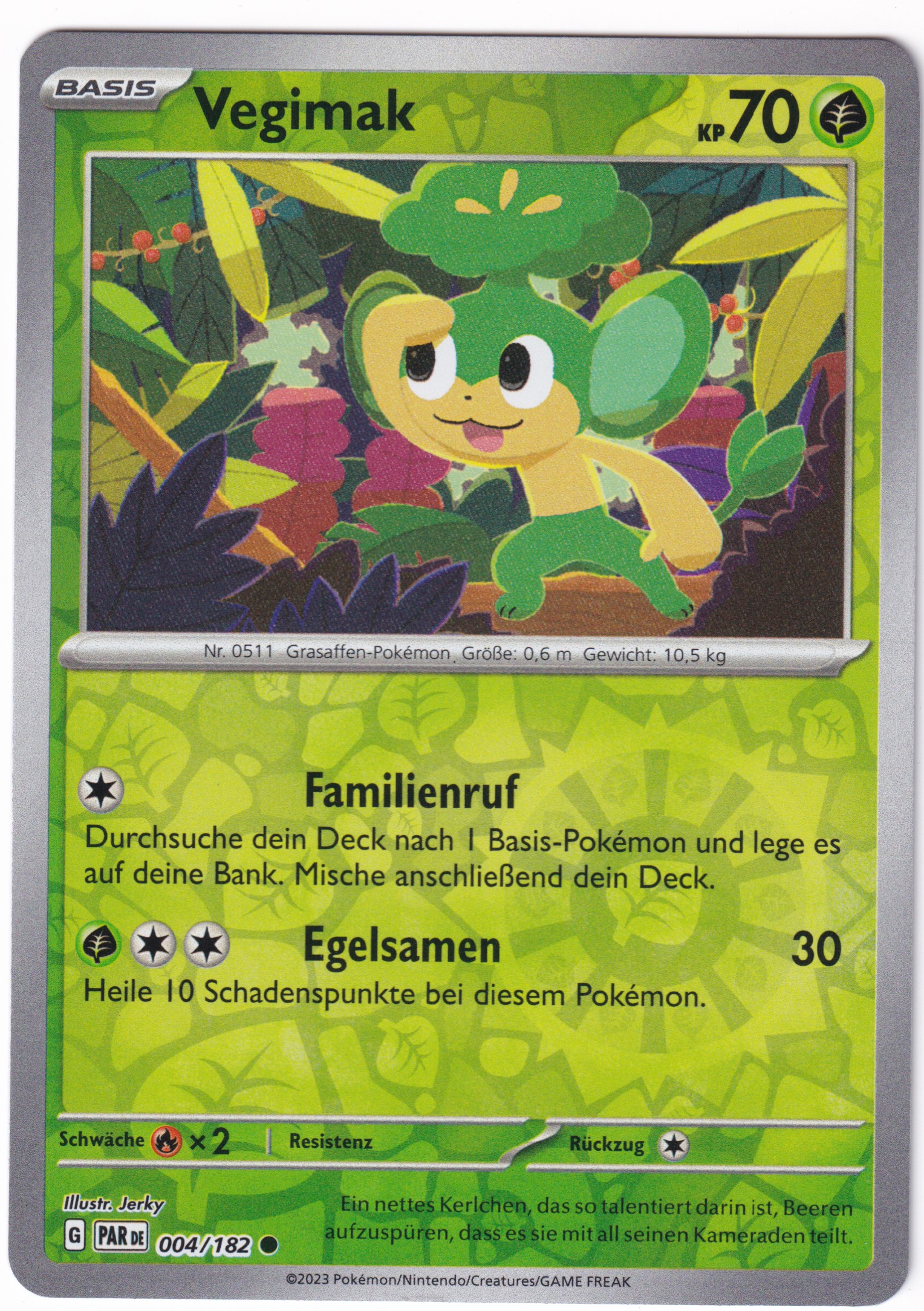 Vegimak 004/182 Common Reverse Holo - Karmesin & Purpur - Paradoxrift Deutsch