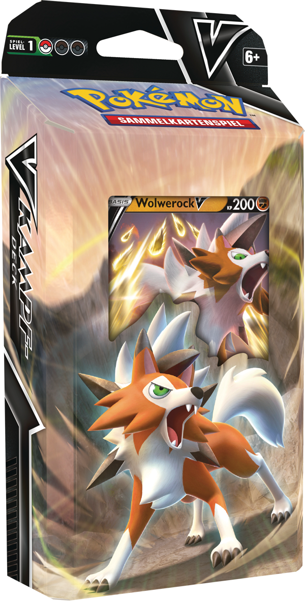 Pokemon Kampf Deck Wolwerock-V deutsch