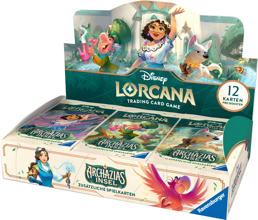 Disney Lorcana Archazias Insel Booster Display deutsch