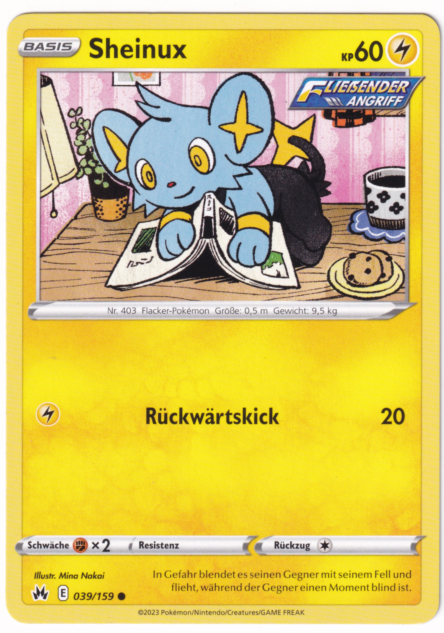 Sheinux 039/159 Common Reverse Holo - Zenit der Könige Deutsch