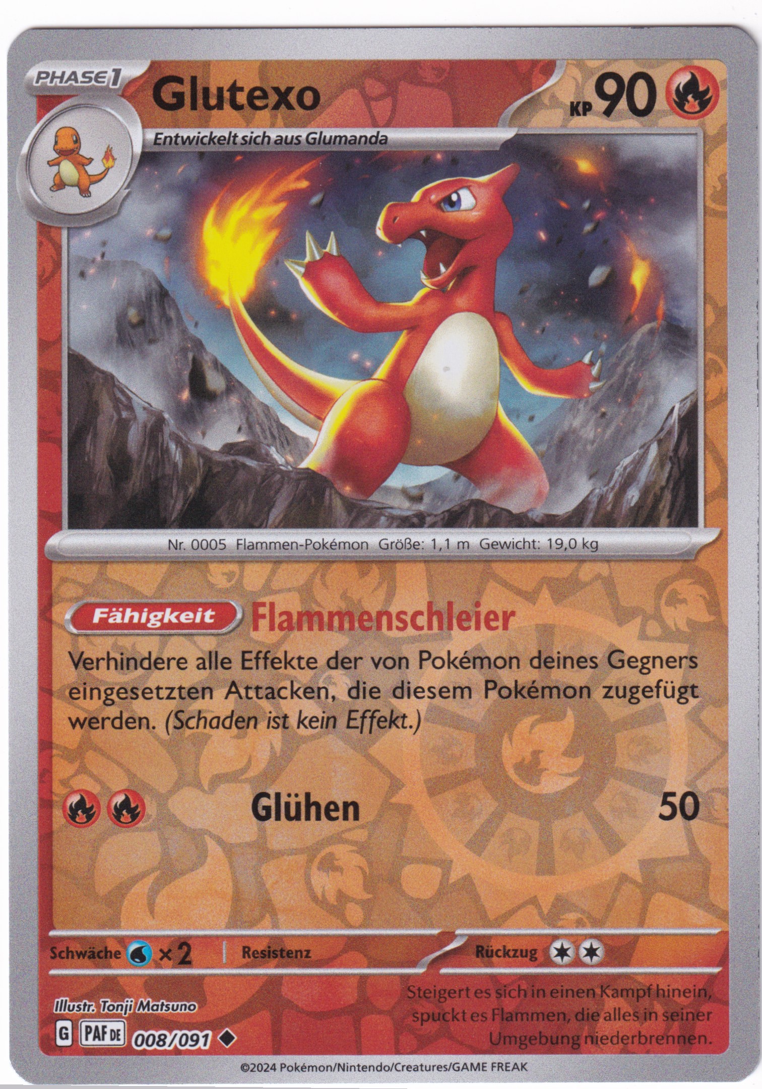Glutexo 008/091 Uncommon Reverse Holo - Karmesin & Purpur - Paldeas Schicksale Deutsch