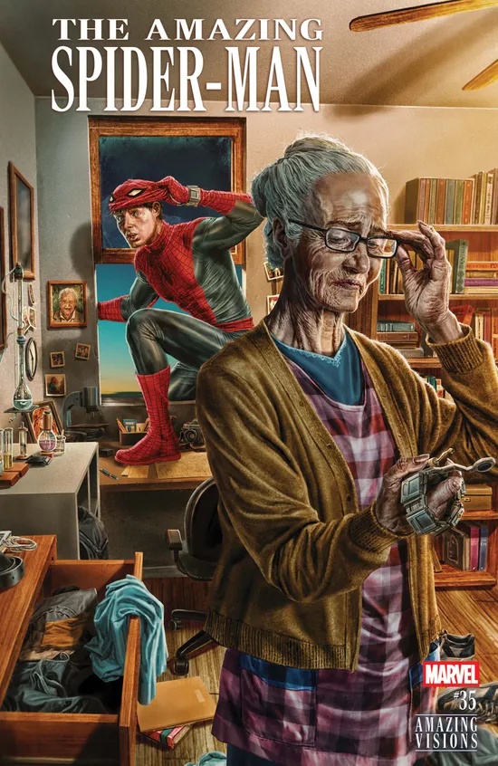 AMAZING SPIDER-MAN (2025) #35 LEE BERMEJO AMAZING VISIONS VARIANT