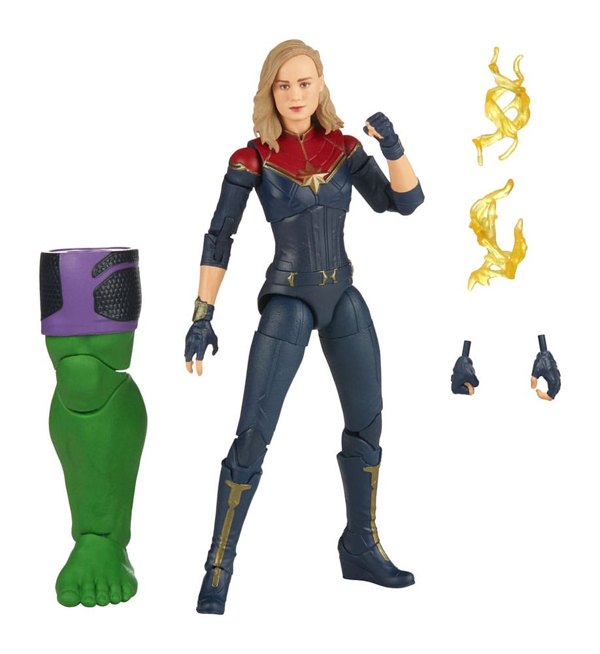 Action Figure - Marvel Legend Series  - The Marvels - Captain Marvel (Build A Figure: Totally Awesom