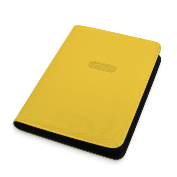 Evoretro 9-Pocket Zipper Binder - Yellow