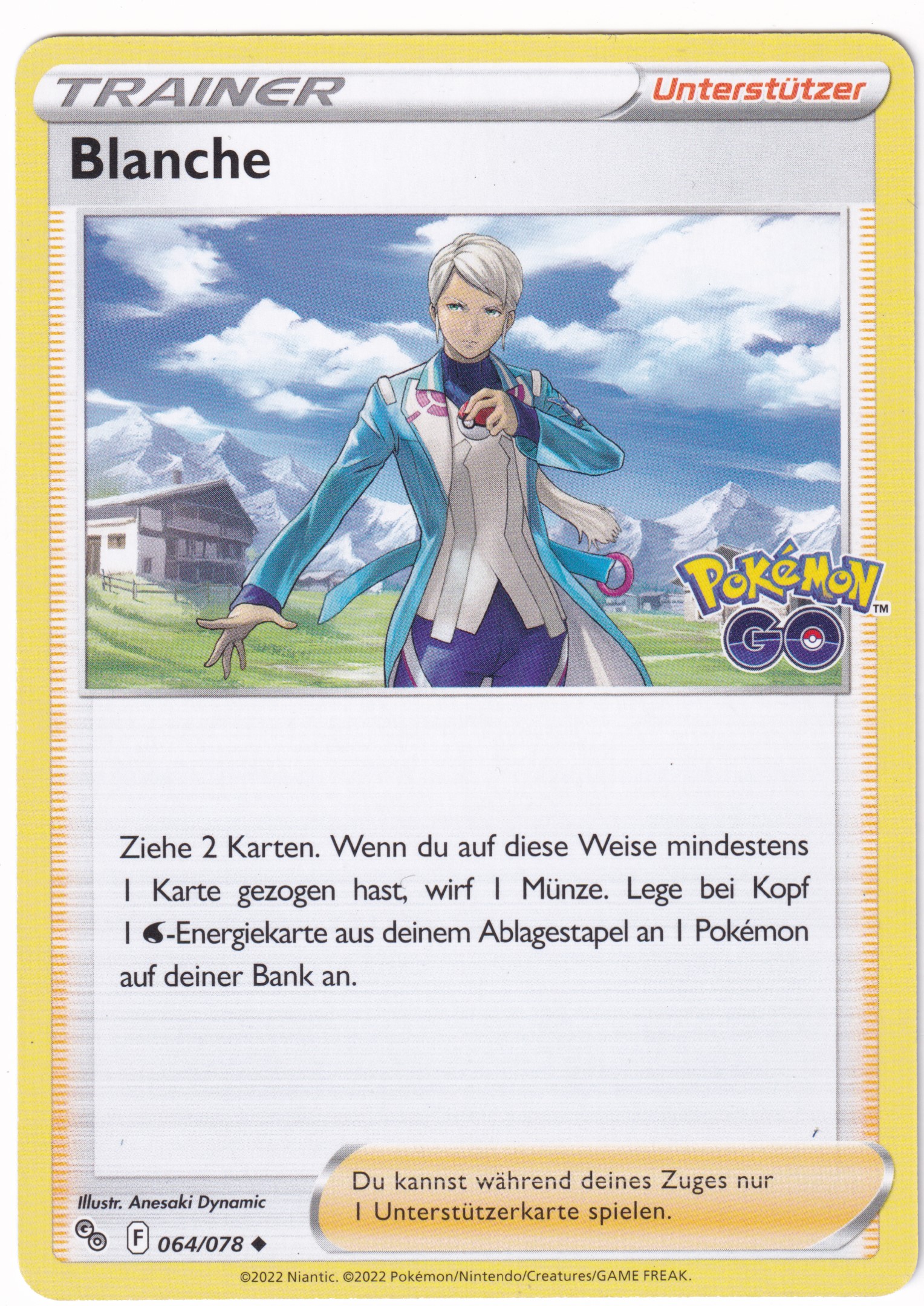 Blanche 064 /78 Uncommon - Pokemon Go Deutsch