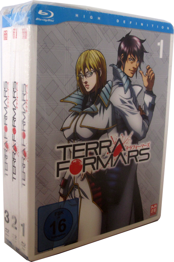 Terra Formars - komplett Set 1 - 3 Blu-Ray
