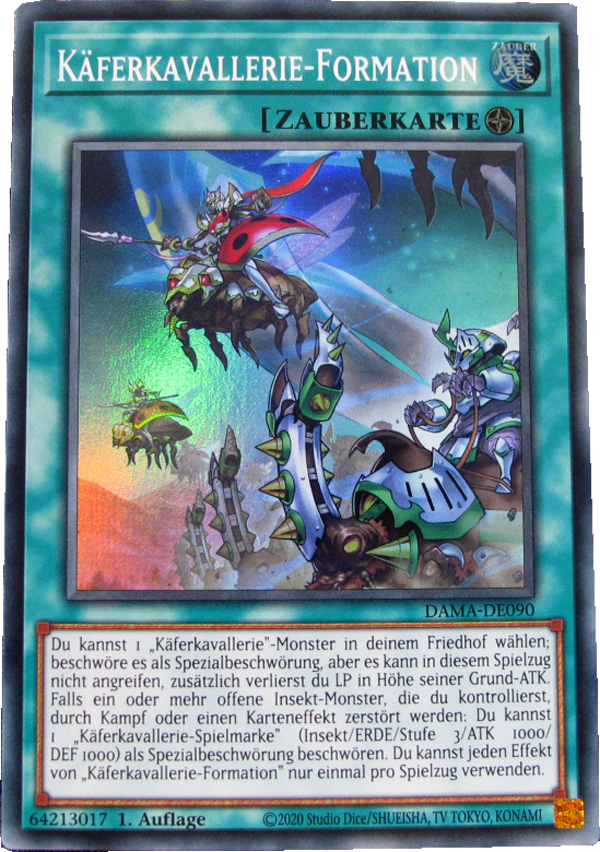 DAMA-DE090 Käferkavallerie-Formation Super Rare deutsch