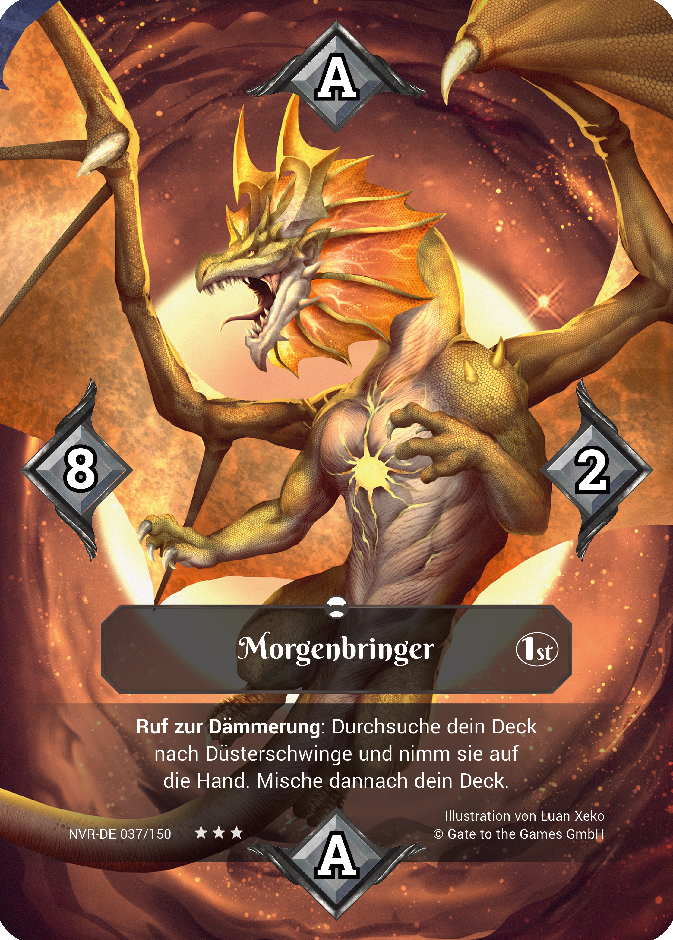 Morgenbringer 037/150 Legendary Ornament Foil - Alpha 1. Edition DE