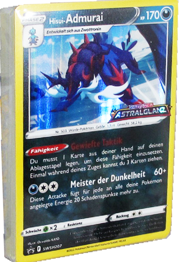 Pokemon Astralglanz B&B Stadion Box - Hisui-Admurai Pre-Release Deck