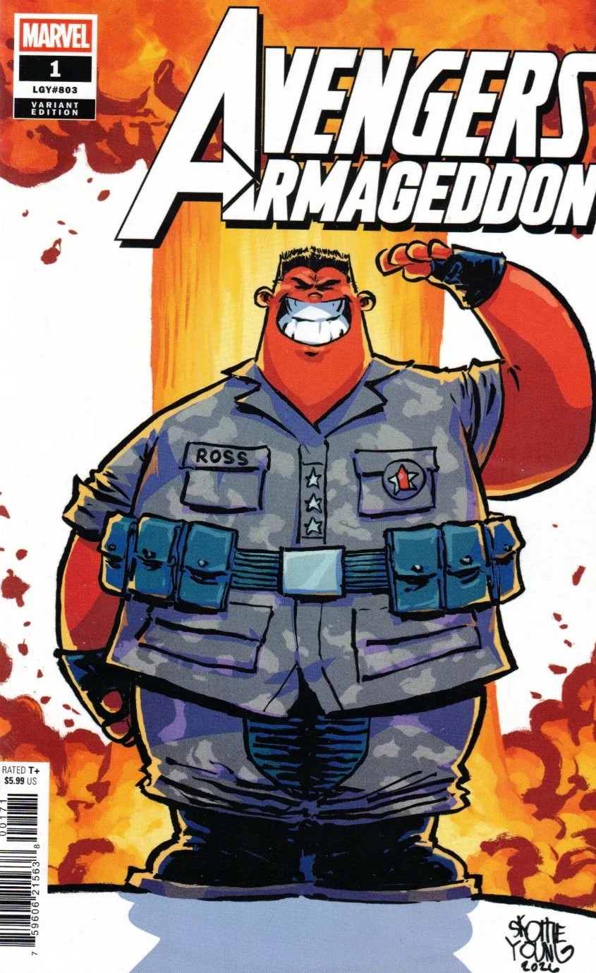 AVENGERS: ARMAGEDDON #1 SKOTTIE YOUNG VARIANT - 1st Ptg inkl. Magic Promo Card