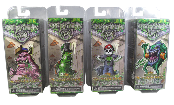 Action Figur - Creepy Freaks - The Gross-Out 3D Trading Game - Booster
