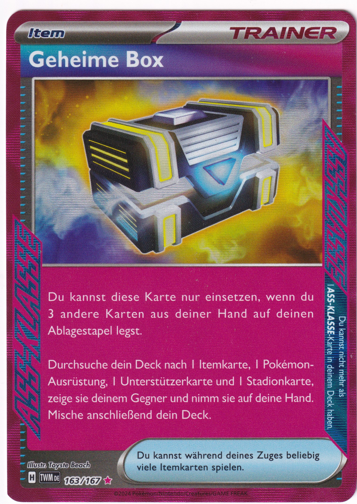 Geheime Box 163/167 ACE Rare - Karmesin & Purpur - Maskerade im Zwielicht Deutsch