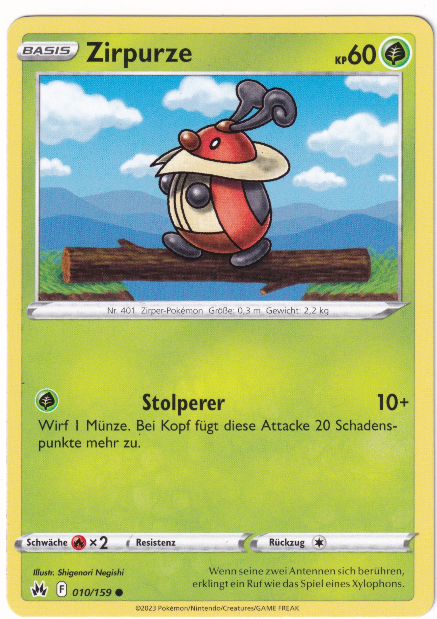 Zirpurze 010/159 Common - Zenit der Könige Deutsch