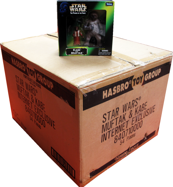 Star Wars The Power of the Force Kabe and Muftak limited Action Figur (Händler Case)