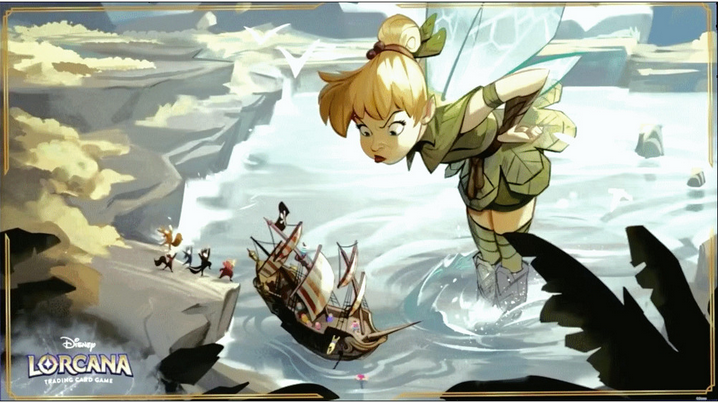 Disney Lorcana Ursula's Rückkehr - Playmat Tinkerbell