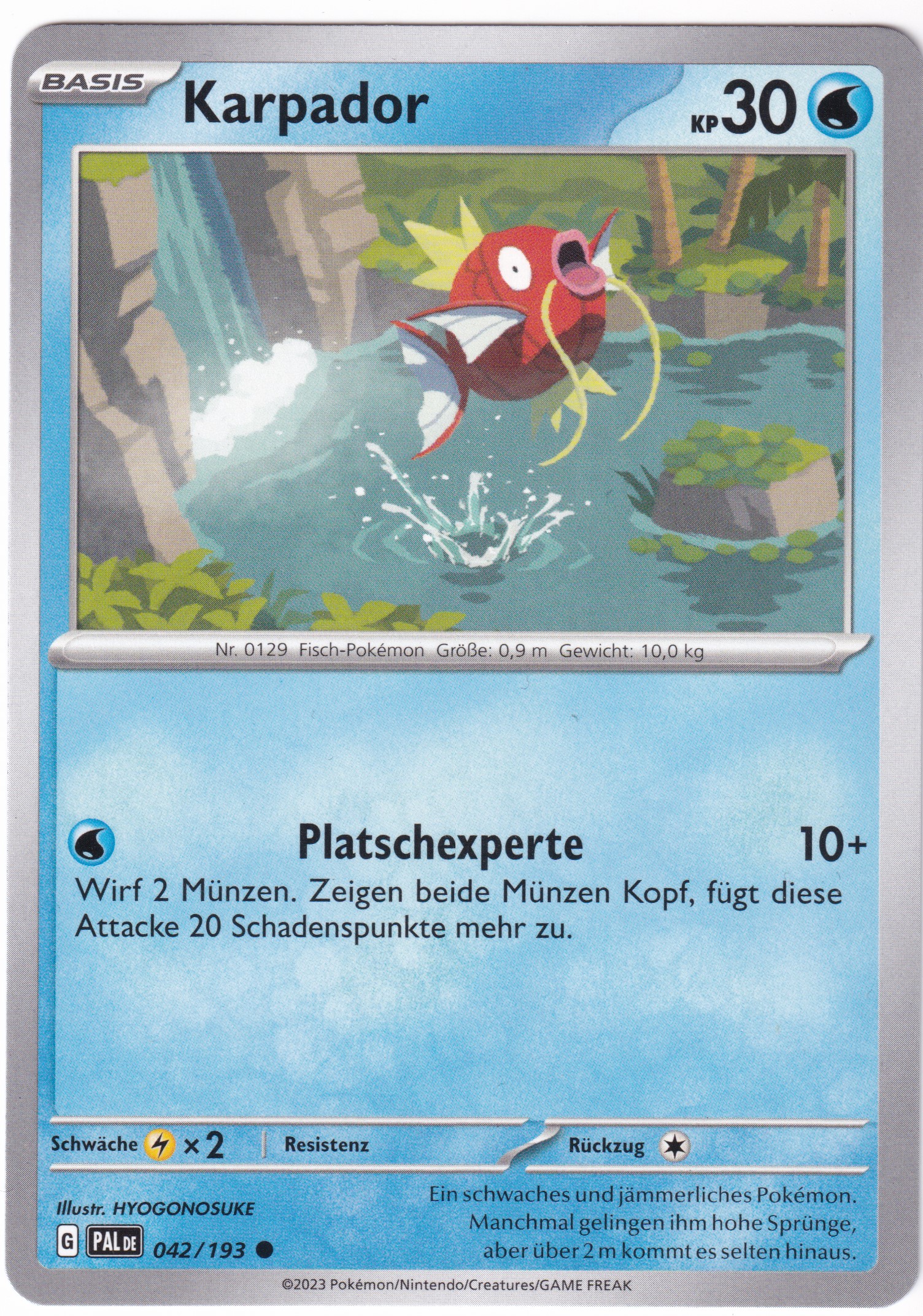 Karpador 042/193 Common - Entwicklungen in Paldea Deutsch