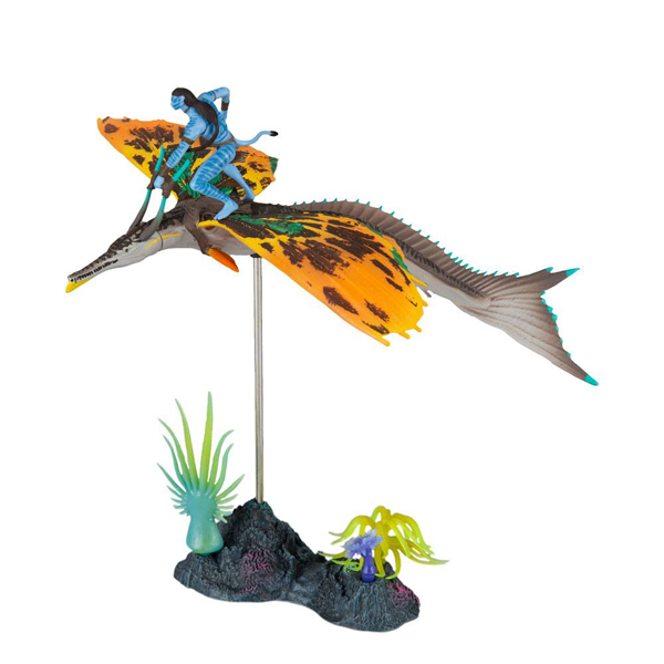 Action Figur - Avatar 2 The Way of Water - World of Pandora - Jake Sully & Skimwing
