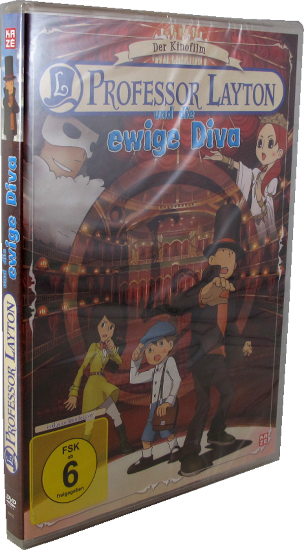 Professor Layton und die ewige Diva DVD