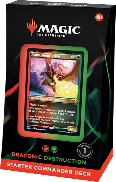 Magic Draconic Destruction Commander Deck Starter 2022 englisch