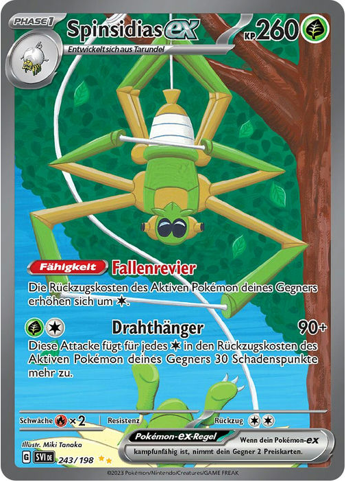 Spinsidias-ex 243/198 Alternate Art - Karmesin & Purpur Deutsch