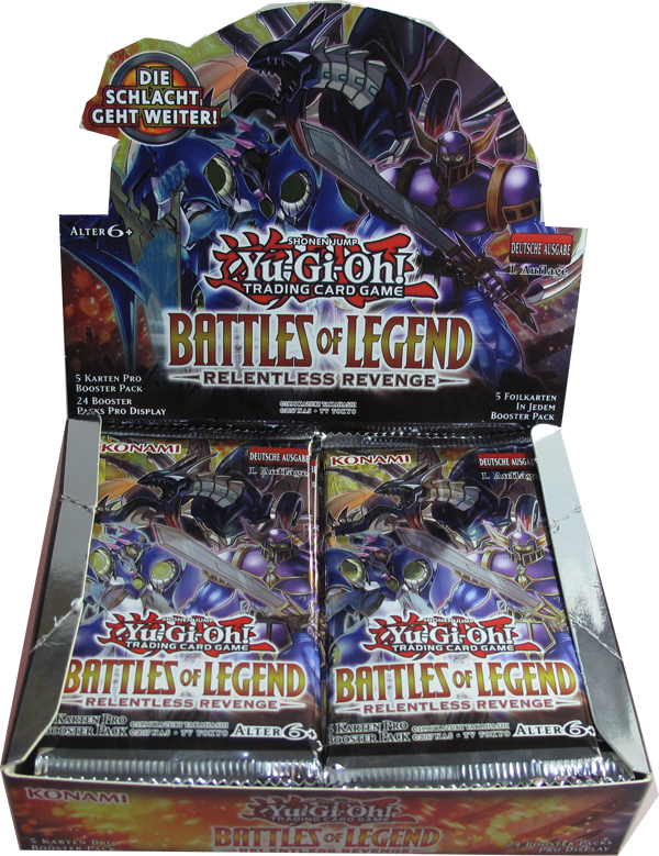 Yu-Gi-Oh! Battles of Legend - Relentless Revenge Booster Display