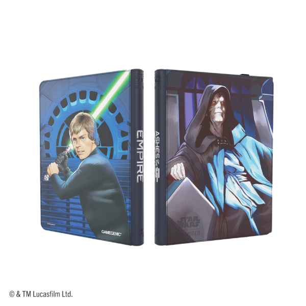 Gamegenic - Star Wars: Unlimited Zip-Up Album 18-Pocket - Jedi Luke Skywalker & Emperor Palpatine