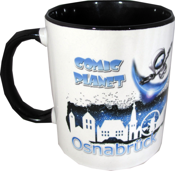 Comic Planet Merchandise - Tasse - weiß/schwarz