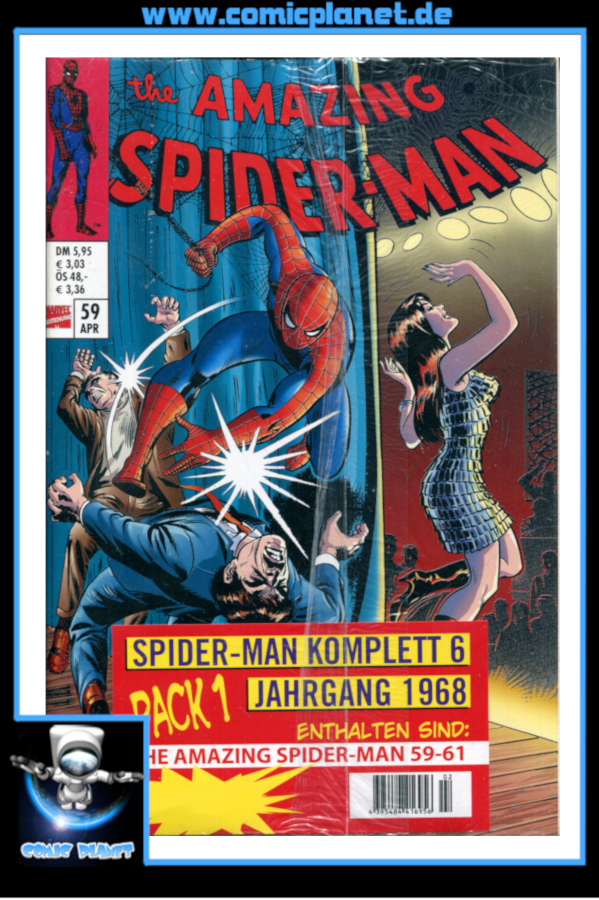 Spider-Man Komplett 6 - Jahrgang 1968 - Pack 1