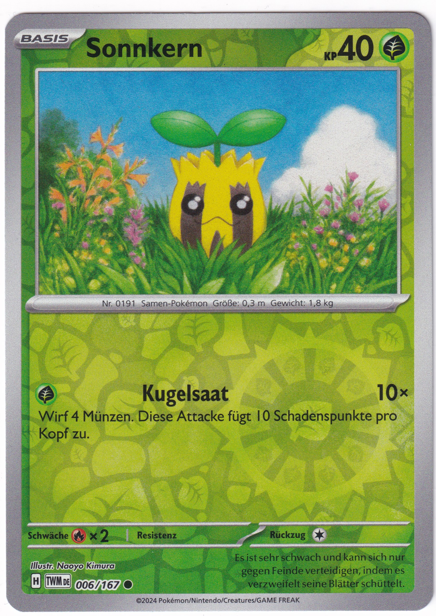 Sonnkern 006/167 Common Reverse Holo - Karmesin & Purpur - Maskerade im Zwielicht Deutsch