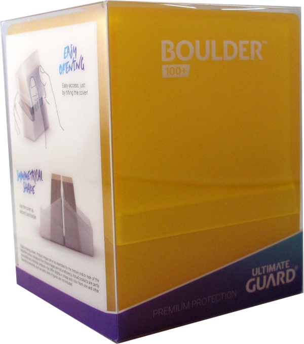 Ultimate Guard - Deck Boulder Amber 100 Standardkarten