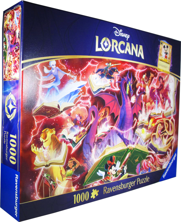 1000-Teile Puzzle - Disney: Lorcana - Glimmers of the Realm: Ruby