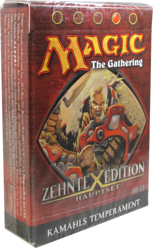 Magic Zehnte Edition Starter Deck - Kamahls Temperament deutsch