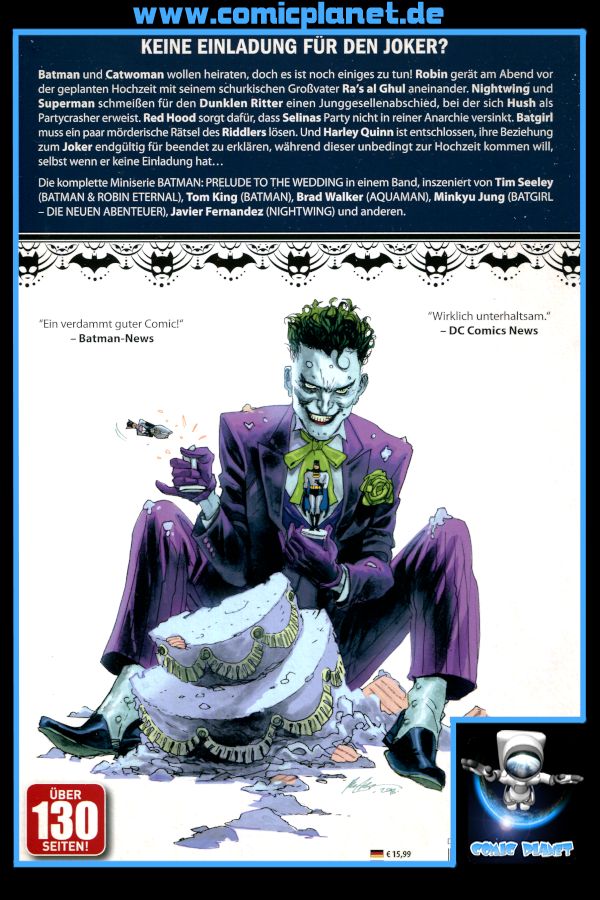 Batman Sonderband: Die Vorgeschichte zur Hochzeit