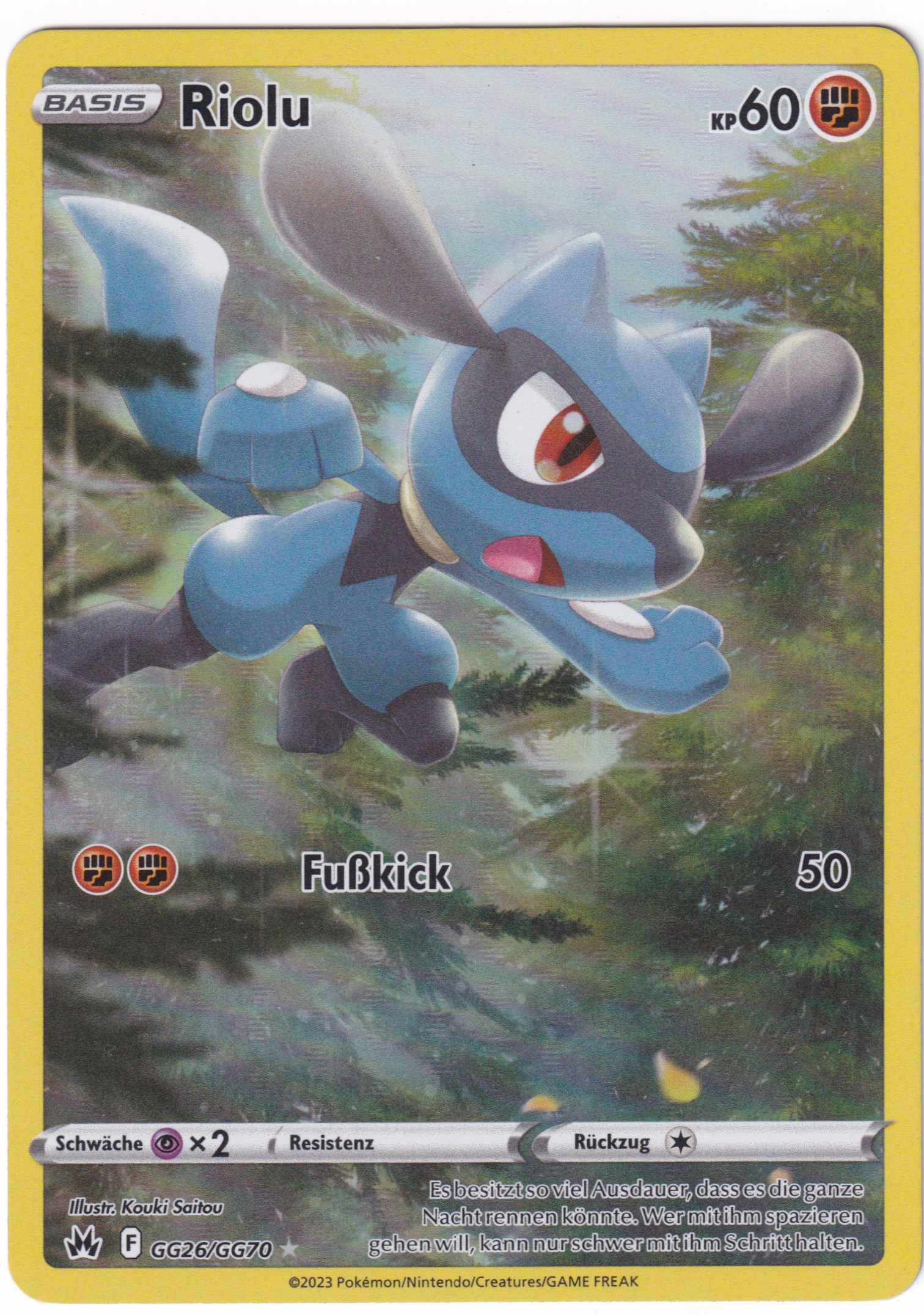 Riolu GG26/GG70 Galar-Gallerie  - Zenit der Könige Deutsch