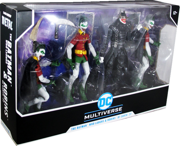 Action Figur DC Multiverse Batman Who Laughs & Robins of Earth -22