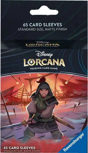 Disney Lorcana Rise of the Floodborn 65 Card Sleeves - Mulan