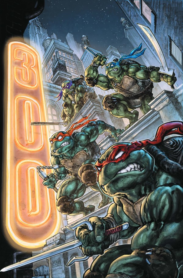 Teenage Mutant Ninja Turtles #20: 300th Issue Williams II Blind Bag Virgin Variant