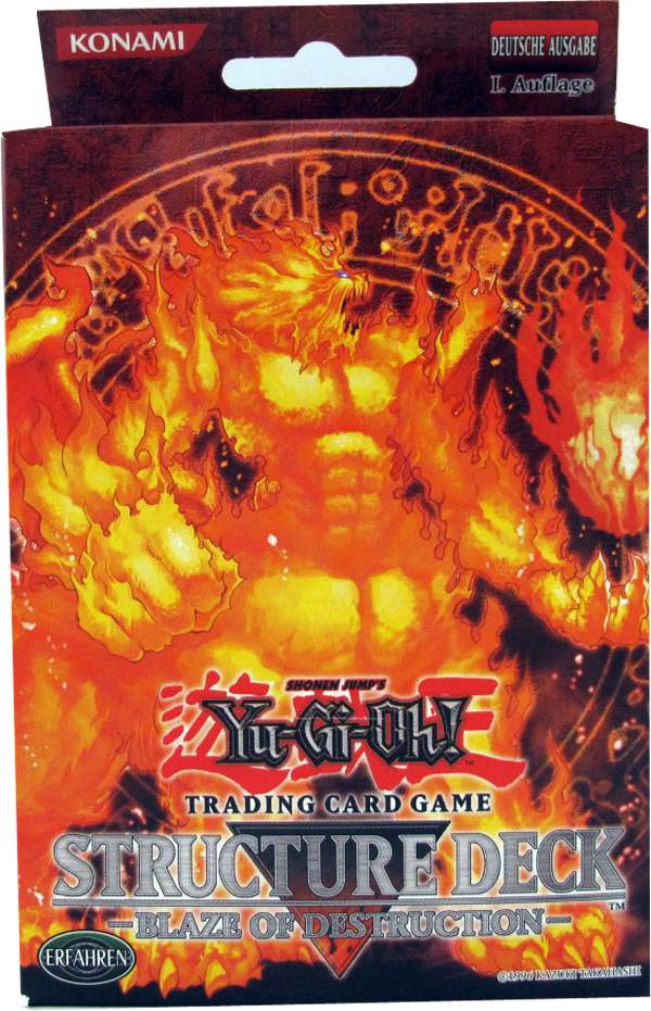 Yu-Gi-Oh! Blaze of Destruction Structure Deck deutsch