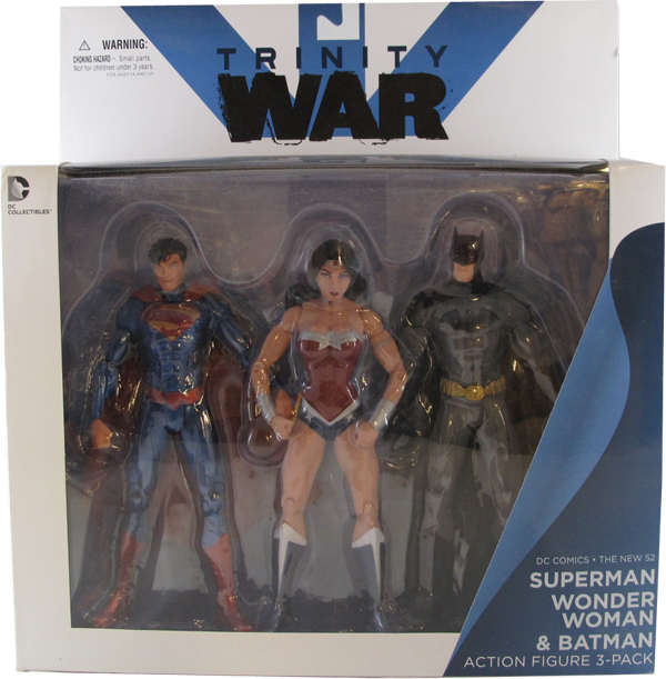 Action Figur DC Trinity War Superman, Wonder Woman & Batman 3er Pack