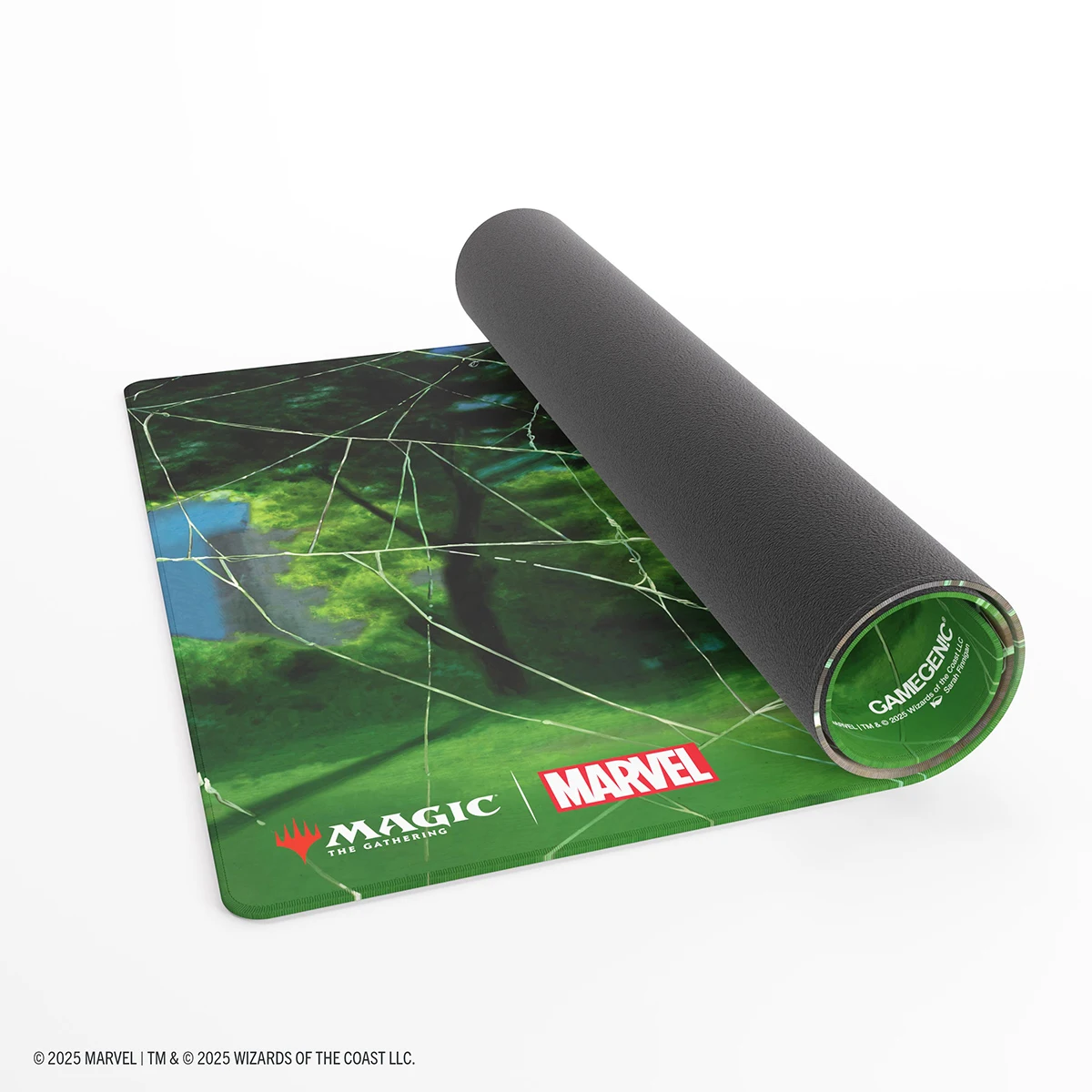 Gamegenic - Magic: The Gathering | Marvel's Spider-Man Shiny Playmat - Spiderman Forest