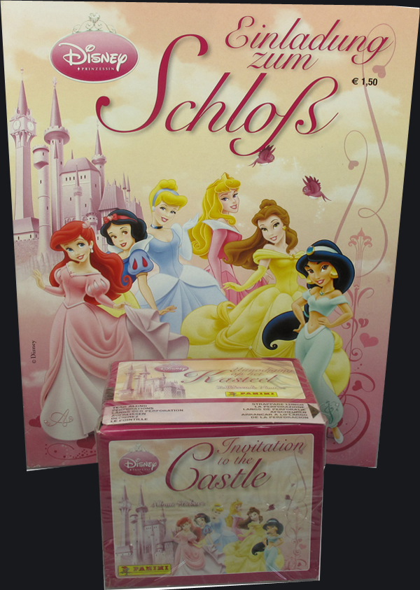 Disney Prinzessinen Panini Sticker Geschenk Set