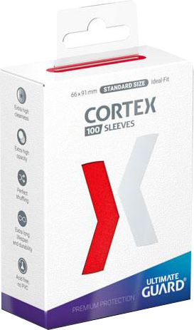 Ultimate Guard - Standard Size - Cortex - Rot (100)